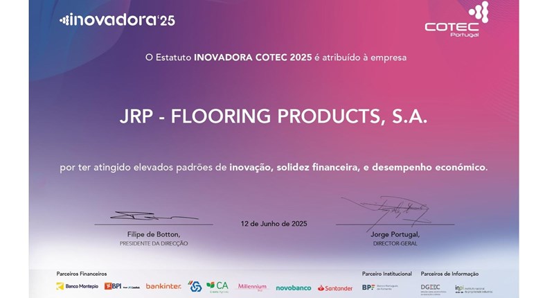 JRP é Inovadora COTEC 2025 JRP é Inovadora COTEC 2025